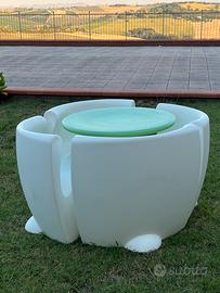 Tavolo da giardino in plastica