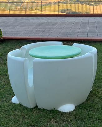 Tavolo da giardino in plastica