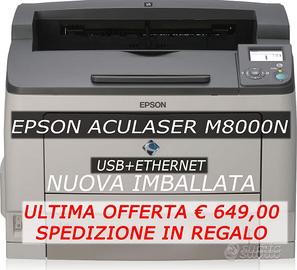 STAMPANTE EPSON ACULASER M8000N NUOVA IMBALLATA