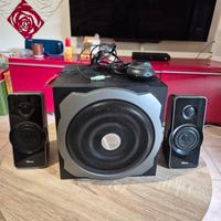 Impianto stereo Trust Tytan con regolazione volume