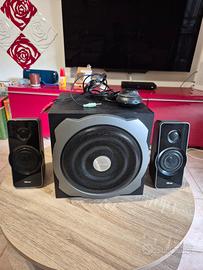 Impianto stereo Trust Tytan con regolazione volume