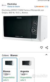 Forno a microonde Electrolux