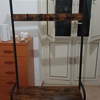 appendi abiti con scarpiera