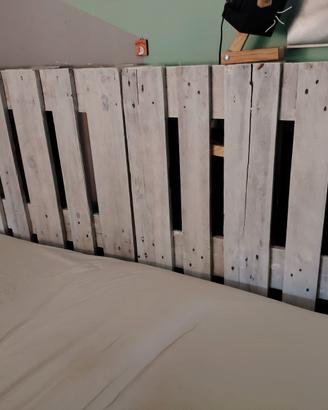 2 pallet epal bianchi base o testiera letto/divano