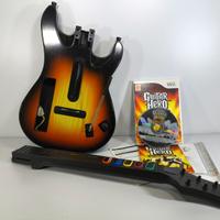 Chitarra per Wii Guitar Hero + Videogioco World To