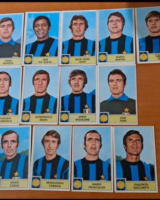 13 figurine Inter calciatori Panini 1971/72 NUOVE