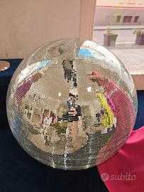 Sfera specchiata grande 60 cm effetto disco