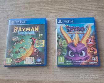 Spyro Reignited Trilogy e Rayman Legends PS4
