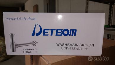 Sifone bagno cromato