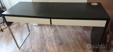Scrivania IKEA marrone-bianco