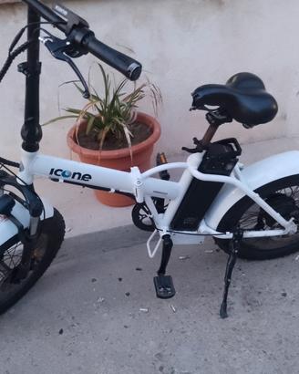 bicicletta elettrica icone 