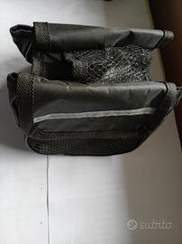Mini portaoggetti su telaio bici nero