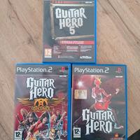 Lotto giochi PS2 Guitar Hero