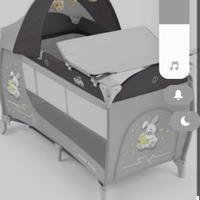 Culla CAM da campeggio + 2 materassini+ seggiolina