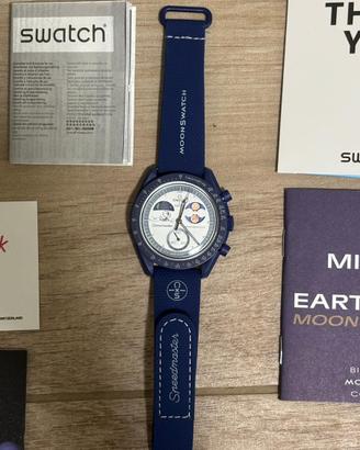 Omega swatch Snoopy Blue FULL SET
