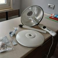 Stufa a parabola con telecomando e timer