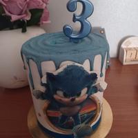torta scenografica  di sonic