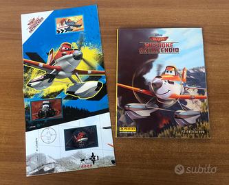 Album Planes missione antincendio con poster
