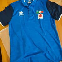 maglia Nazionale Italiana ciclismo a polo M/manica