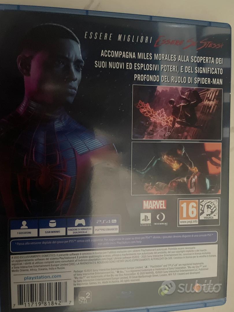 Spider-man miles morales - Console e Videogiochi In vendita a Palermo