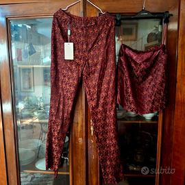 Completo in raso pantalone +top