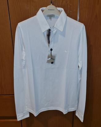 Polo Burberry London bianco tg 46 (size S)