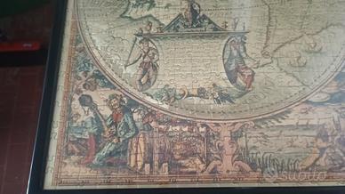 Quadro Puzzle mappa del mondo antico