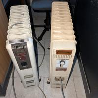 Tre stufe elettriche tipo calorifero con ruote