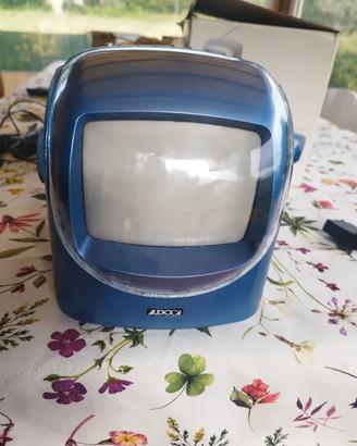 TV portatile vintage Audiola blu