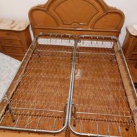 Brande letti singoli a rete con gambe pieghevoli