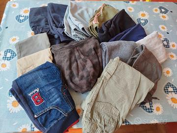 set pantaloni autunno inverno 92-98cm 