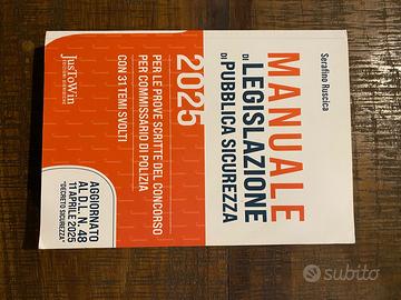 Manuale di Legislazione di pubblica sicurezza
