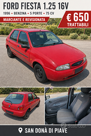 FORD FIESTA 1.25 16V BENZINA – MARCIANTE E REVISIO