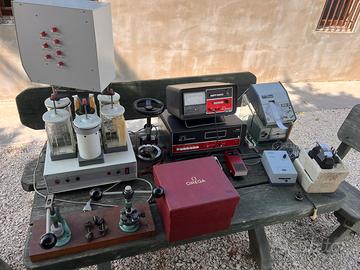 Atrezzi per orologiaio vintage funzionante