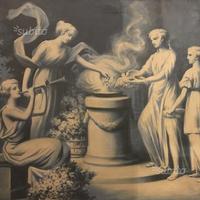 Quadro olio su tela Luigi Ademollo