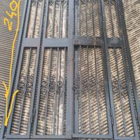 2 porte finestra in ferro misure 119 x 240
