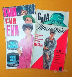 Eva. Gaia. Marie Claire riviste vintage