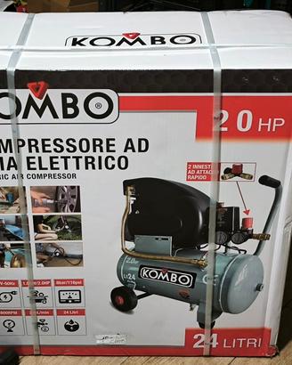 compressore kombo 24 litri nuovo