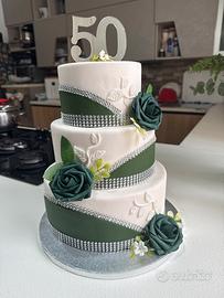 Torta scenografica 50esimo