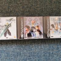 final fantasy 7 8 9 versione americana Playstation