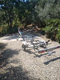 carrello barca , gommone omologato 