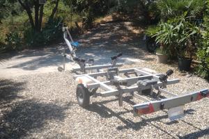 carrello barca , gommone omologato 