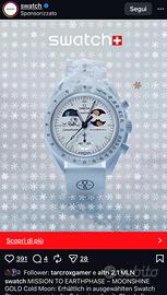 Omega moonswatch moonshine gold cold snow