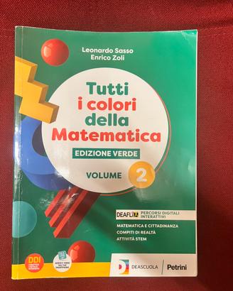 Libro matematica Tutti i colori della Matematica 2
