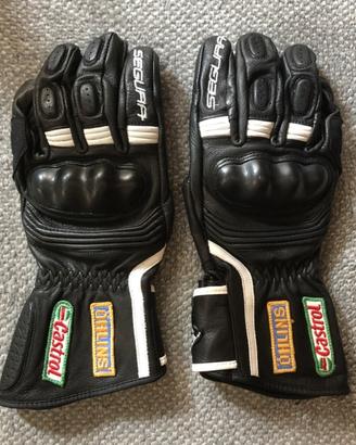Guanti Segura Moto Pelle Castrol Bp Ohlins tg. 8