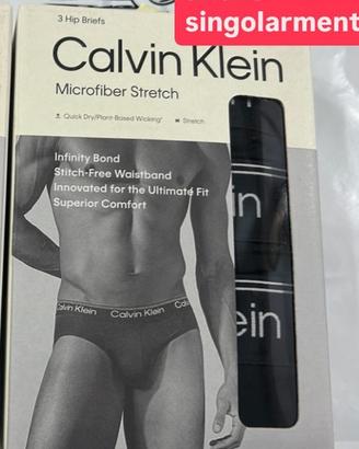 Slip calvin klein microfibra stretch 3 pack origin