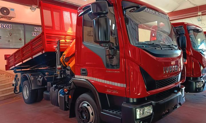 IVECO EUROCARGO 80E19 EURO 6 PASSO 3105 GRU COPMA 