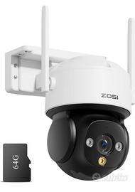 Telecamera sorveglianza Wi-Fi 4K