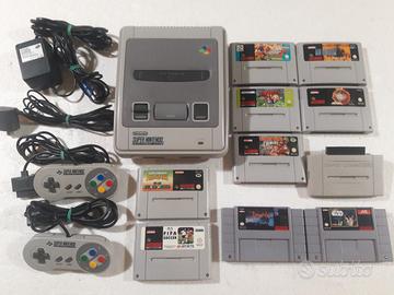 Super Nintendo Snes PAL + 9 GIOCHI