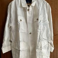 Giacca sahariana Eric Hatton bianca